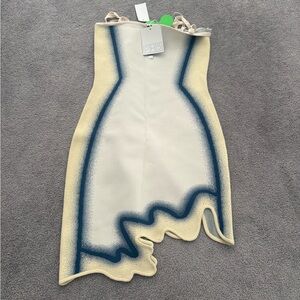 Ph5 UV reactive Camassia cream dress nwt L